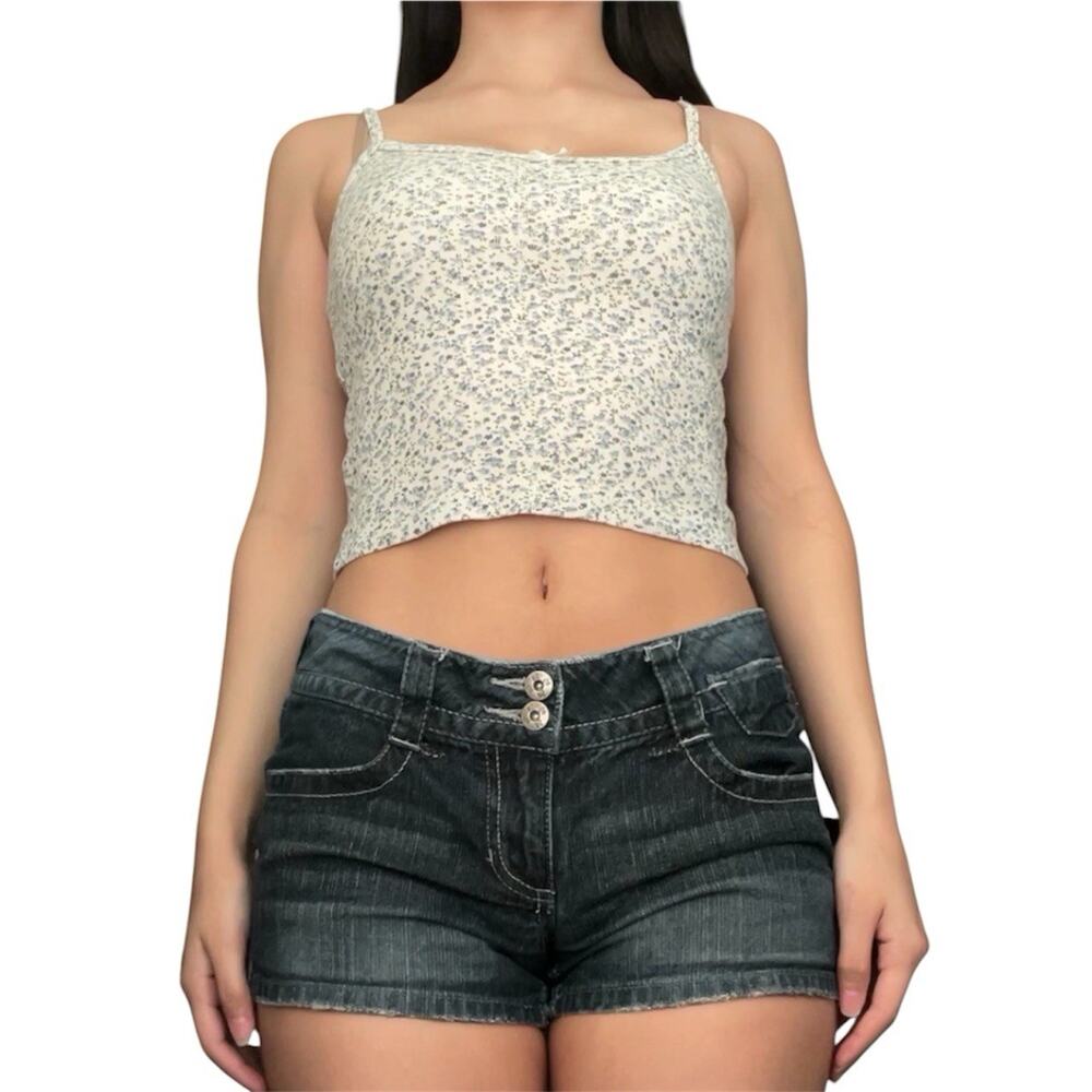 brandy melville skylar floral tank top